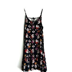 Art Class Black Floral Dress Lightweight